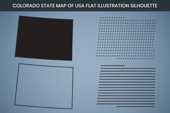 Colorado State Hand Drawn Outline Map: A Versatile Design Resource for Creatives and Educators