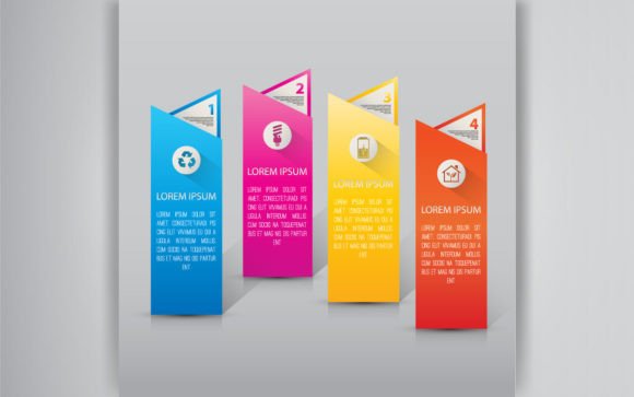 Four Steps Infographic Template: Visual Clarity in Action