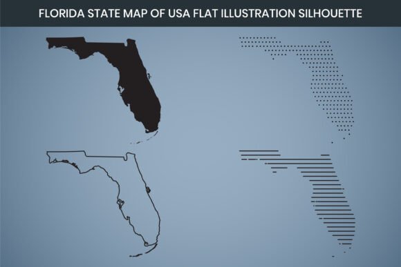 The Florida State Hand Drawn Outline Map US: A Versatile Design Asset for Today’s Creators