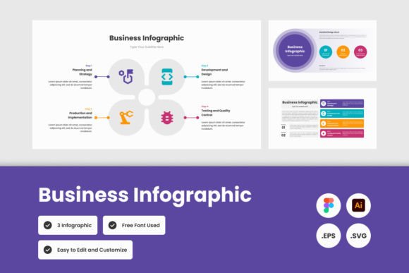 Transform Your Data with Business Infographic Template V2