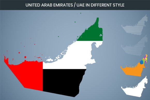 Visualizing the Emirates: The Storytelling Power of a United Arab Emirates Map Illustration